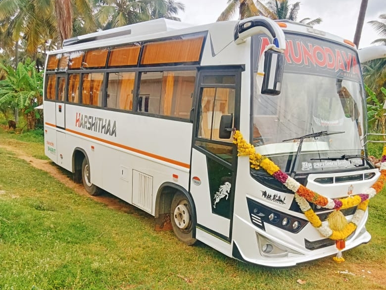 25 seater mini bus for rent Bangalore