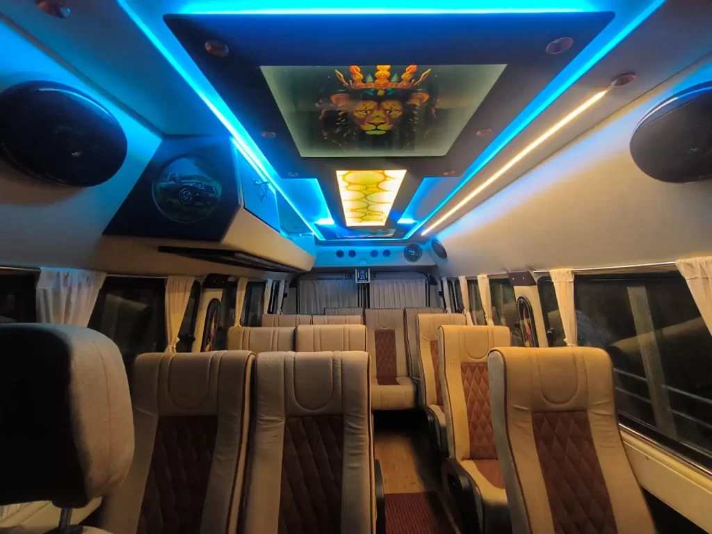 tempo traveller for rent in bangalore