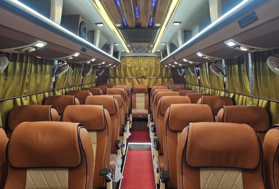 40 seater bus for rent in Bangalore for corporate and wedding trips