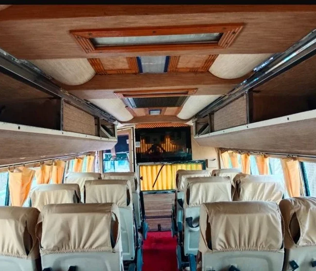 20 seater mini bus features in bangalore