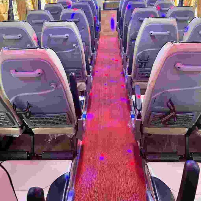 30 seater bus rental interior
