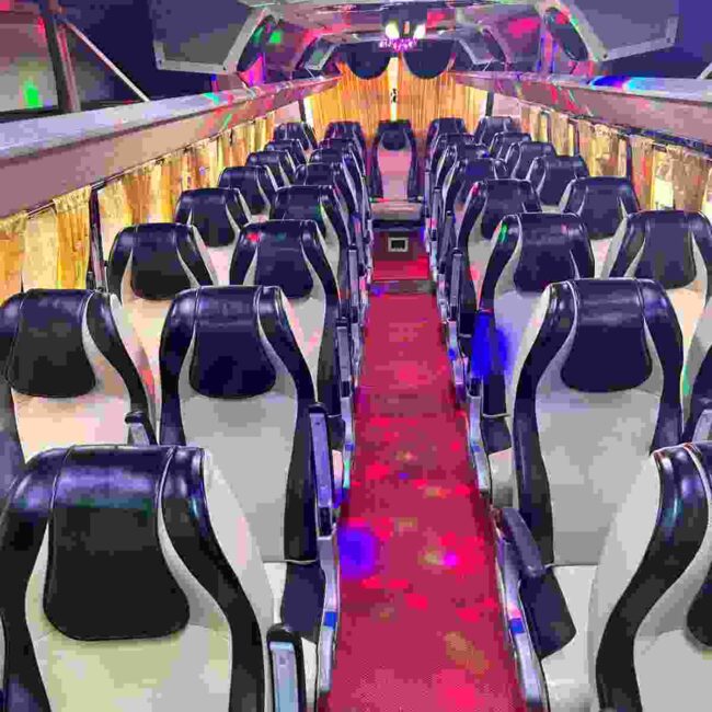 33 seater bus interior