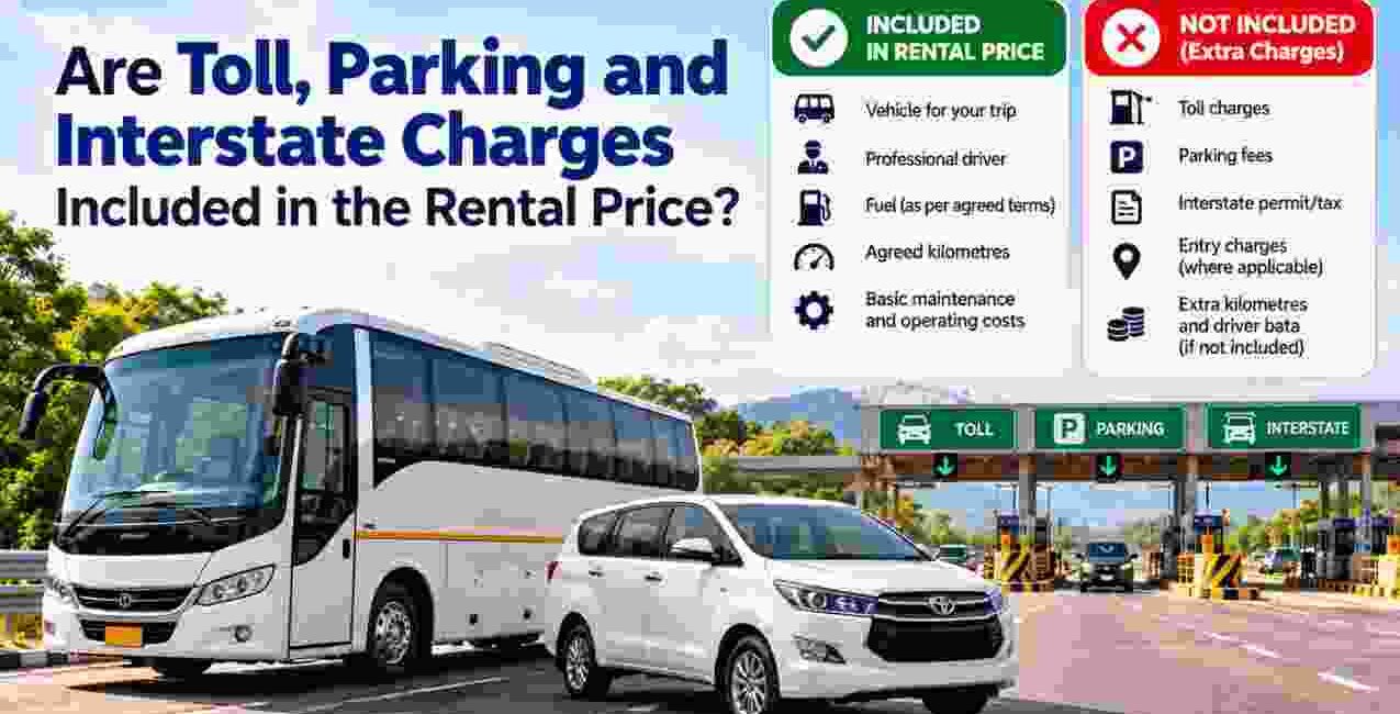 Toll, Parking & Interstate Charges Bus & Taxi Rental