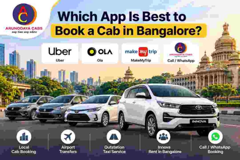 Which App Is Best to Book a Cab in Bangalore