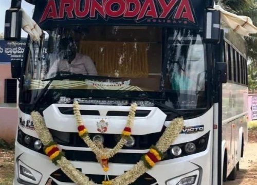 32 seater bus rental in Bangalore
